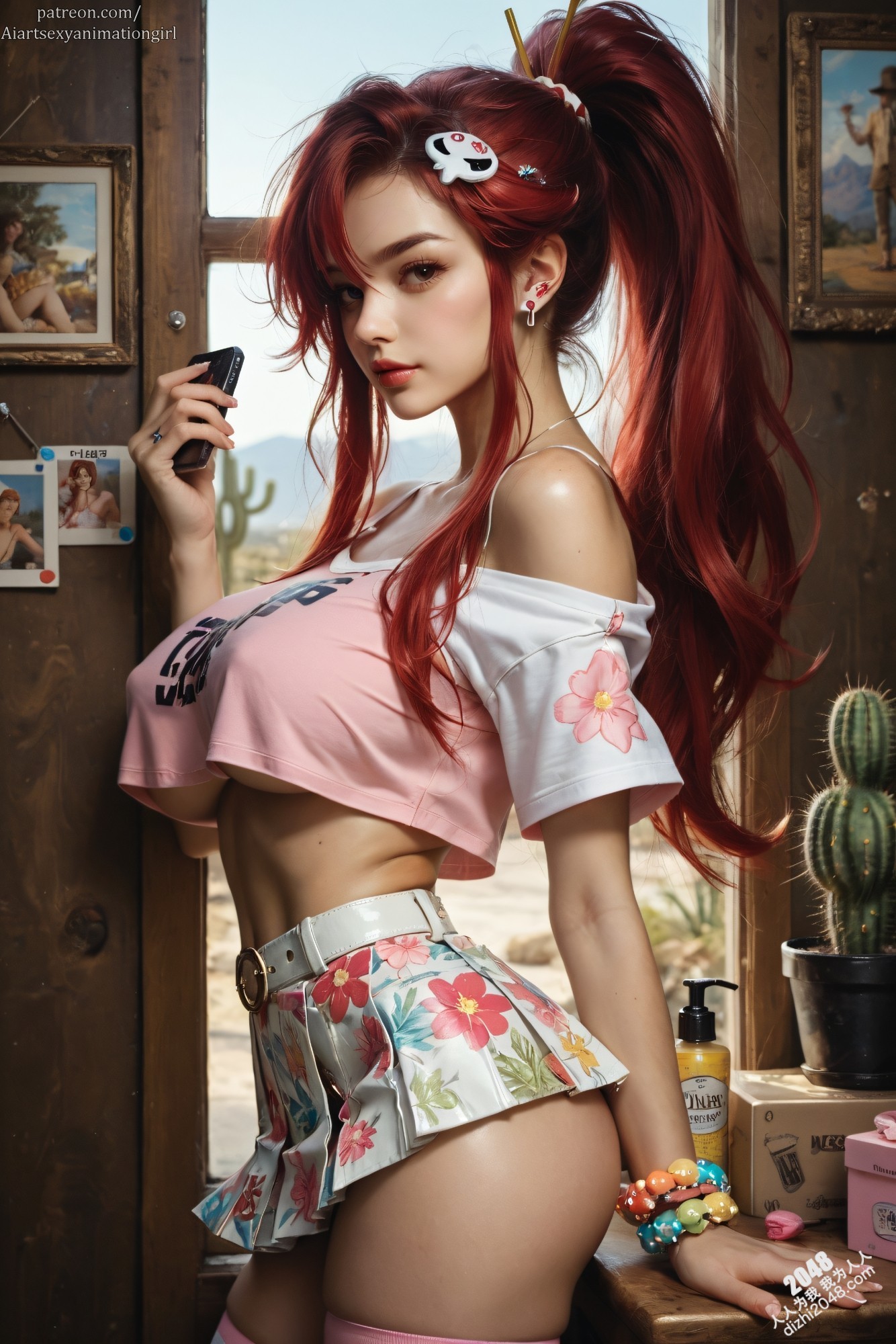 AiArtSexyAnimationGirl私房照曝光！森林魅惑，极致诱惑！Patreon禁区，火辣身材，丰满酥胸，紧致腹肌，大胆挑战你的感官极限！(19)