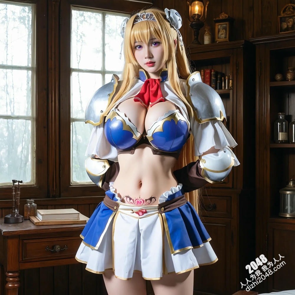 AI美女写真：哥特萝莉的魅惑午后(15)