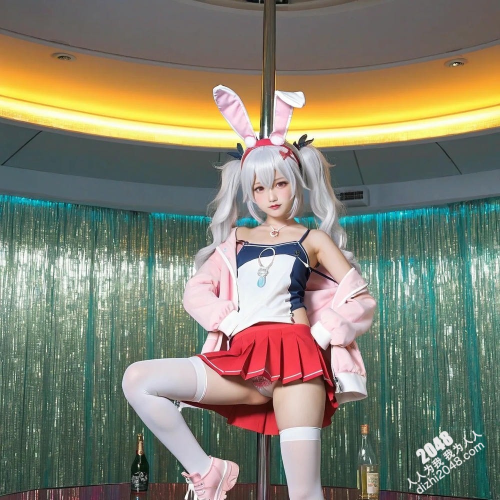性感朋克女郎的诱惑：AI写真集(23)