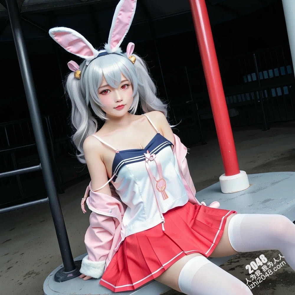 性感朋克女郎的诱惑：AI写真集(28)