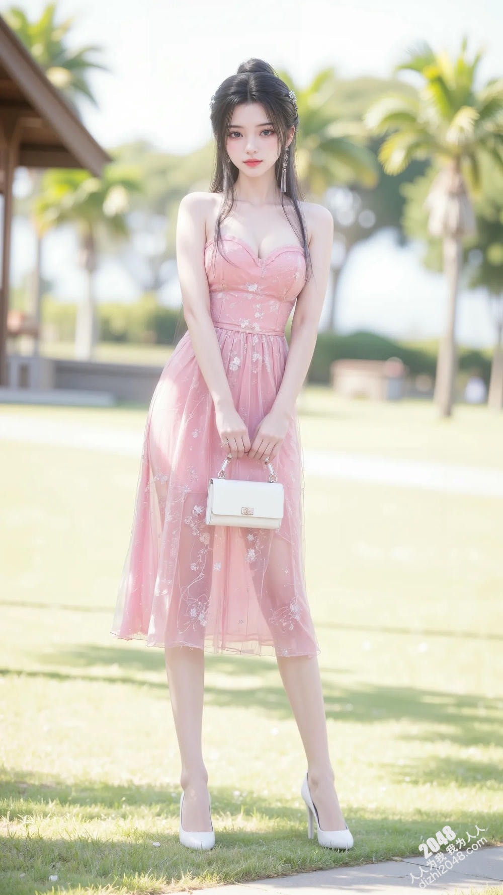 李慕婉的魅惑：黑色紧身衣下的曼妙身姿，性感与优雅的完美融合(7)