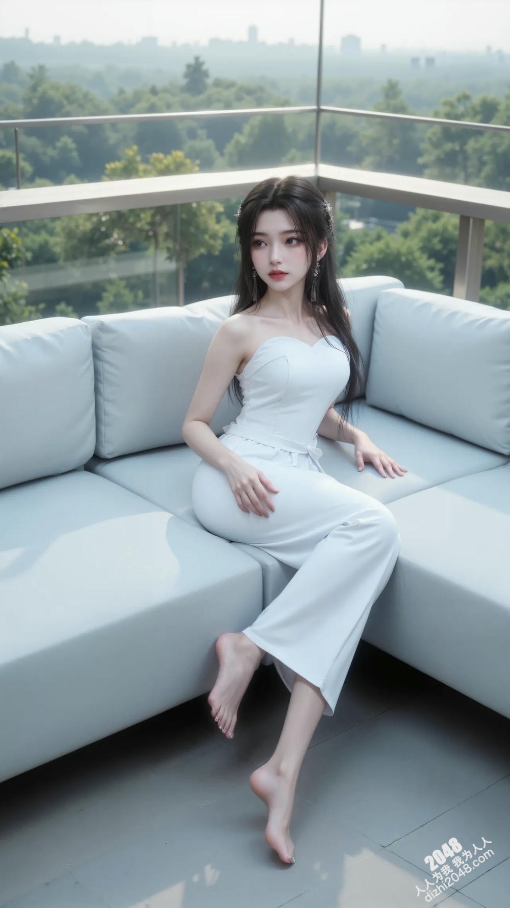 李慕婉的魅惑：黑色紧身衣下的曼妙身姿，性感与优雅的完美融合(15)