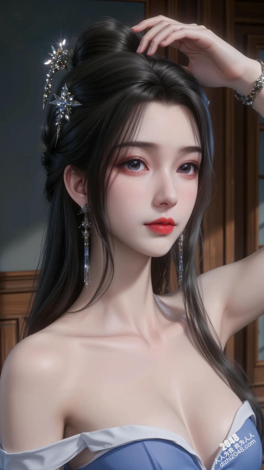 李慕婉的魅惑：黑色紧身衣下的曼妙身姿，性感与优雅的完美融合(30)