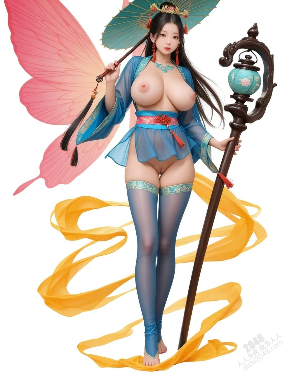 中式古典仙侠写真：绝色少女的诱惑(16)