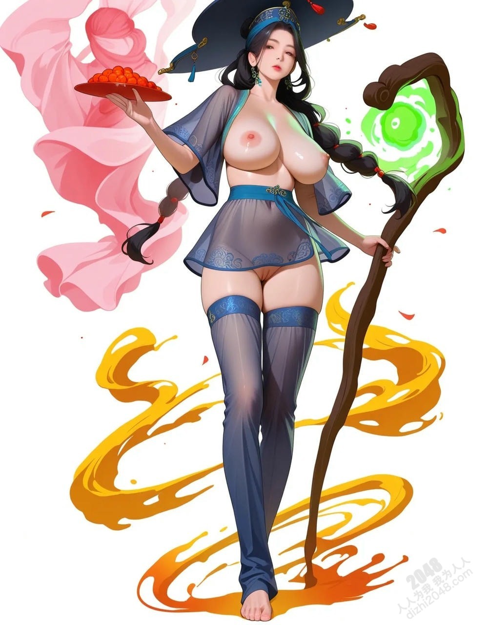 中式古典仙侠写真：绝色少女的诱惑(20)