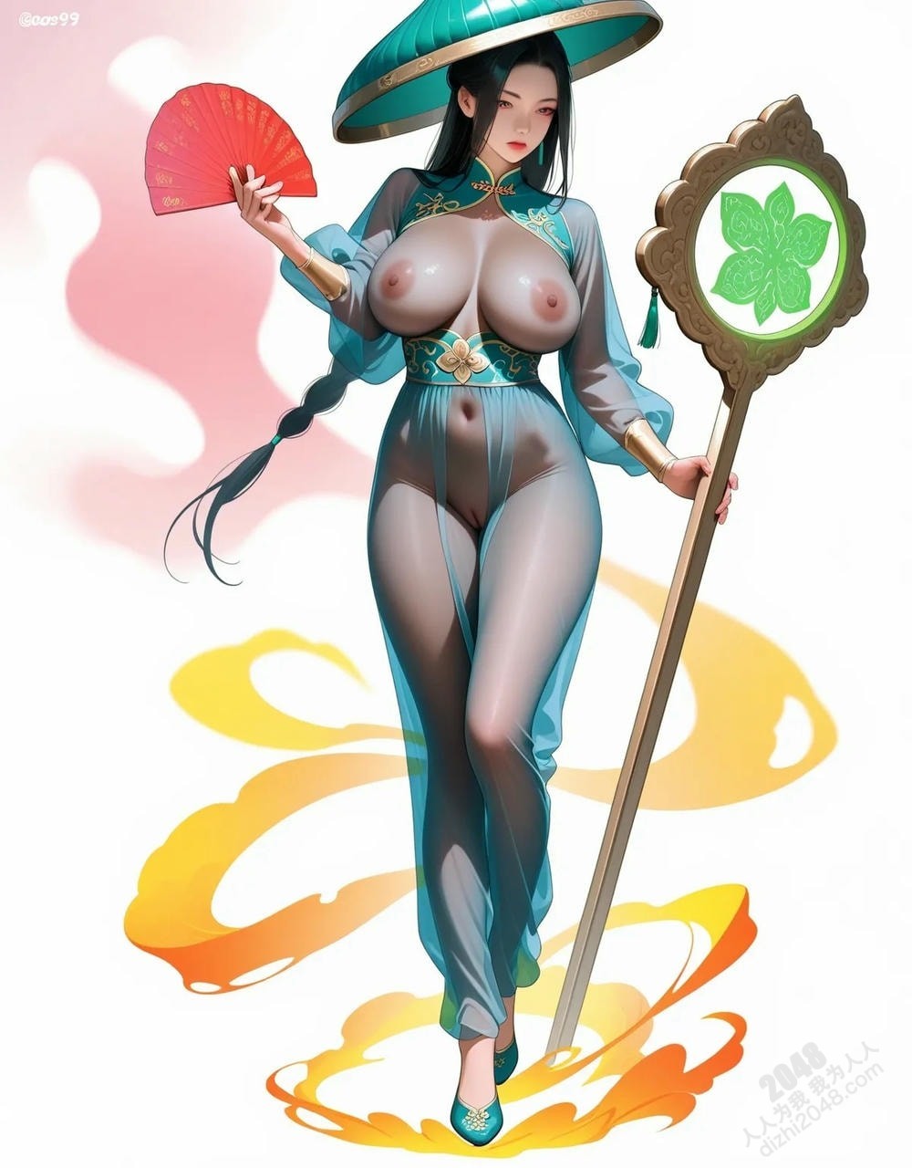 中式古典仙侠写真：绝色少女的诱惑(25)