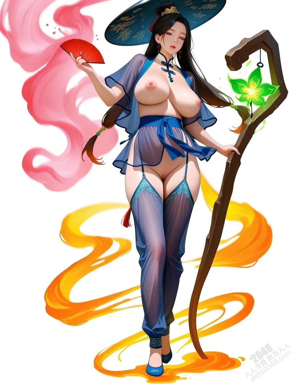 中式古典仙侠写真：绝色少女的诱惑(23)