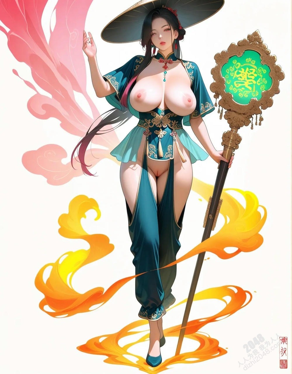中式古典仙侠写真：绝色少女的诱惑(26)