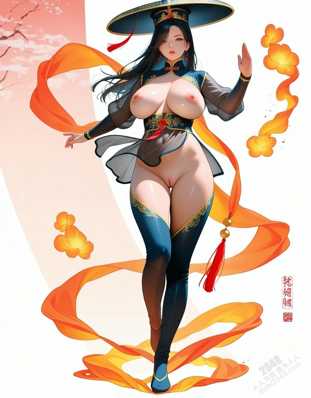中式古典仙侠写真：绝色少女的诱惑(27)