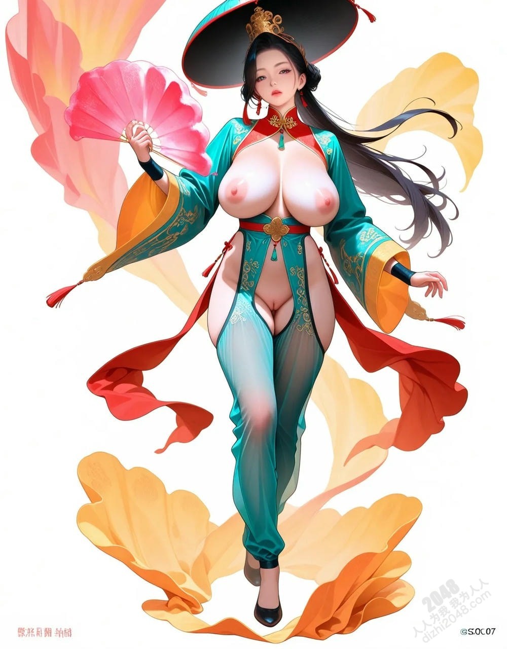中式古典仙侠写真：绝色少女的诱惑(28)