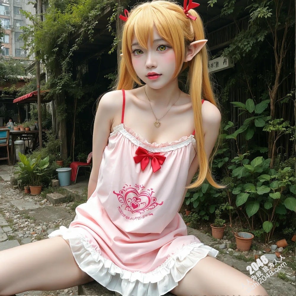 仿真AI作品：精灵少女的粉色诱惑(1)