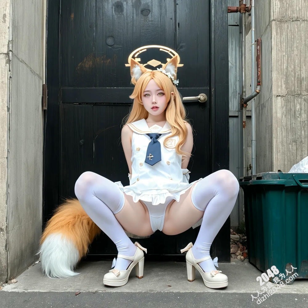紫发COSER的诱惑：制服诱惑下的禁忌游戏，一场华丽房间的秘密盛宴，极致诱惑，大胆挑逗！(6)