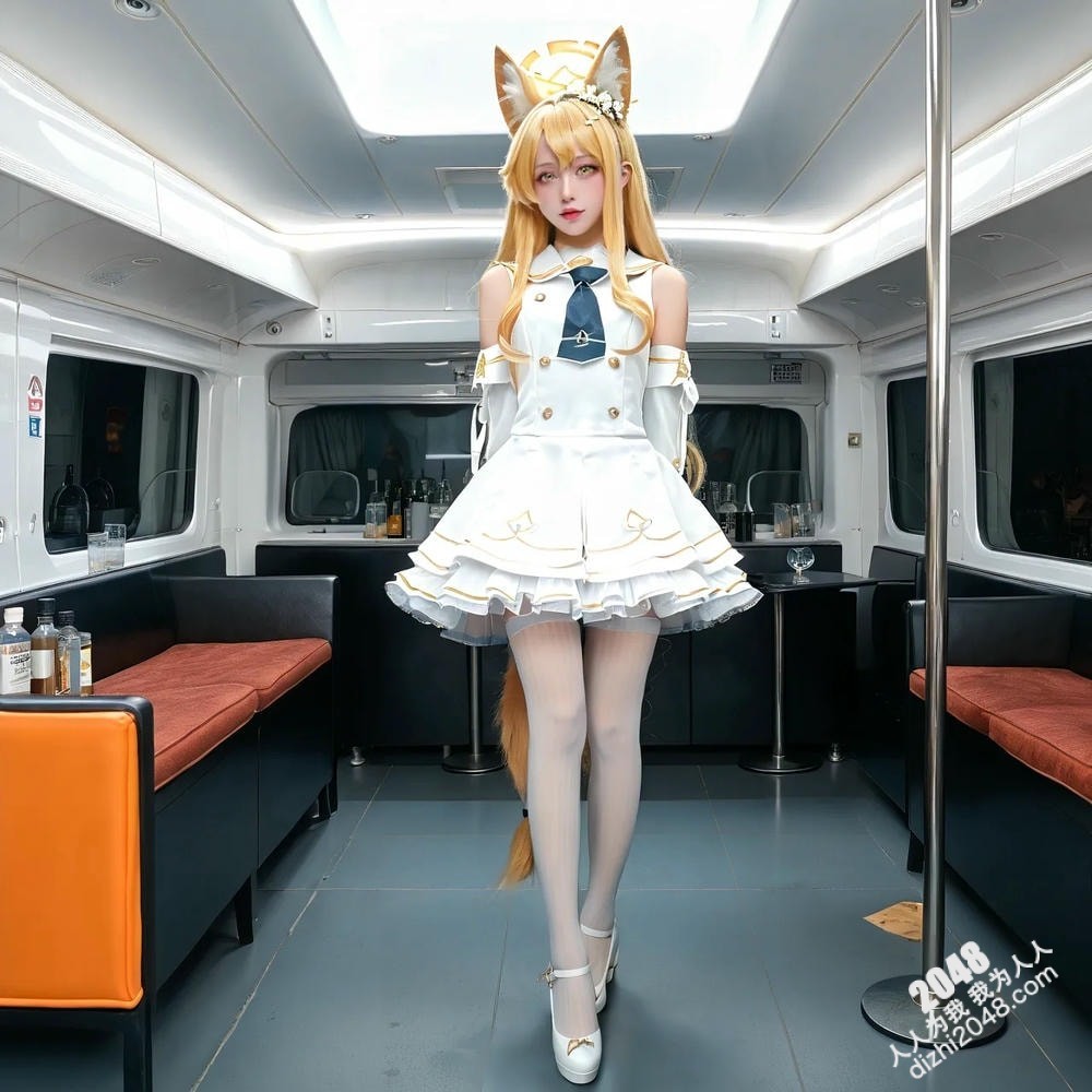 紫发COSER的诱惑：制服诱惑下的禁忌游戏，一场华丽房间的秘密盛宴，极致诱惑，大胆挑逗！(11)