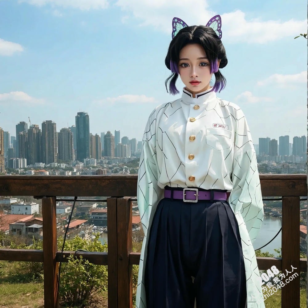紫发COSER的诱惑：制服诱惑下的禁忌游戏，一场华丽房间的秘密盛宴，极致诱惑，大胆挑逗！(20)