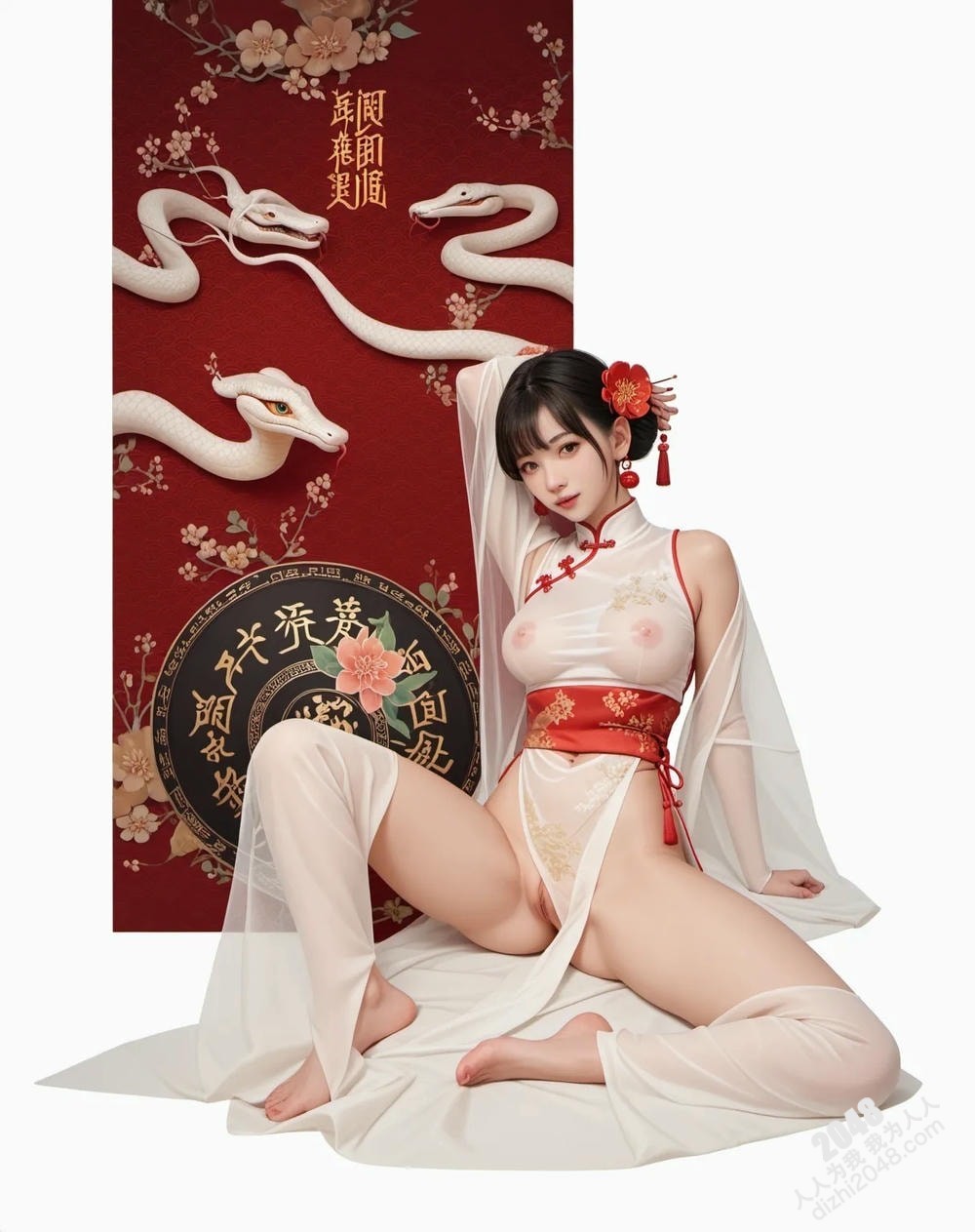 旗袍美女与巨蟒：蛇年禁忌诱惑(11)