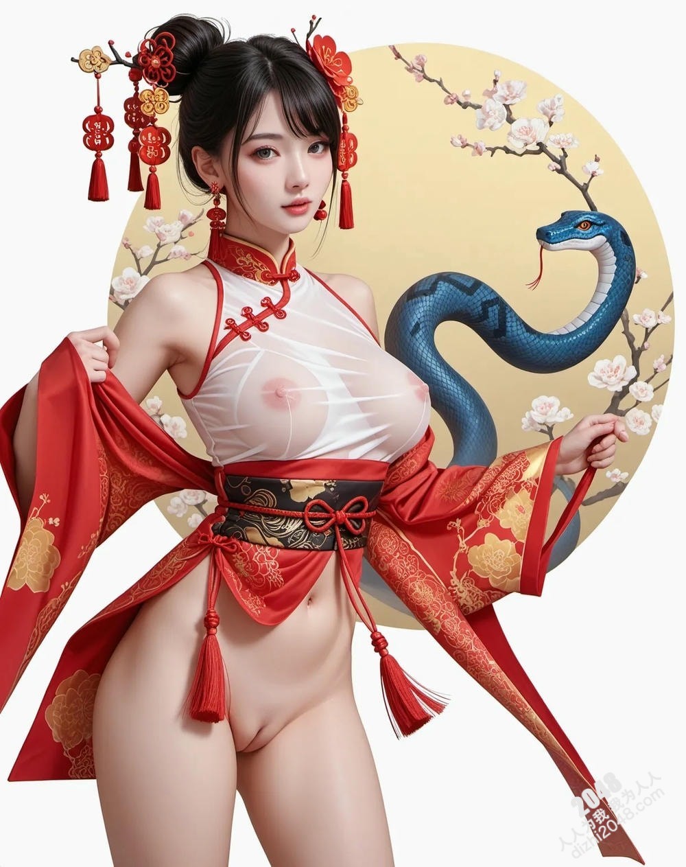 旗袍美女与巨蟒：蛇年禁忌诱惑(20)