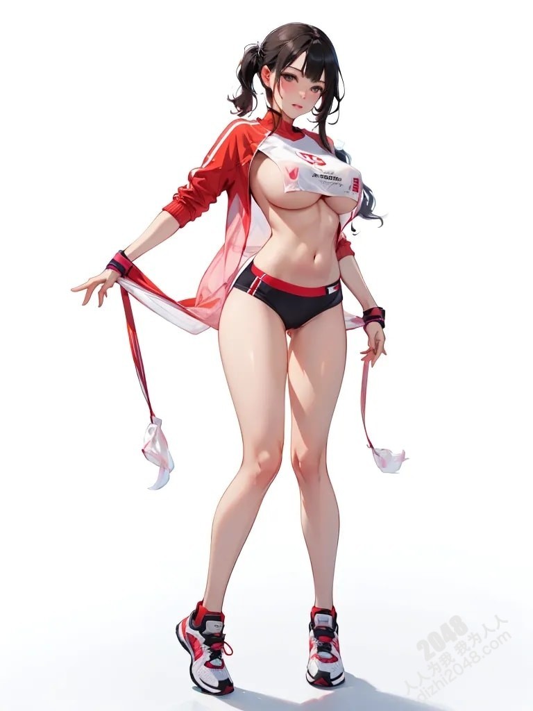 运动少女的诱惑：人像系列写真集-湿透衣衫下的曼妙曲线(4)