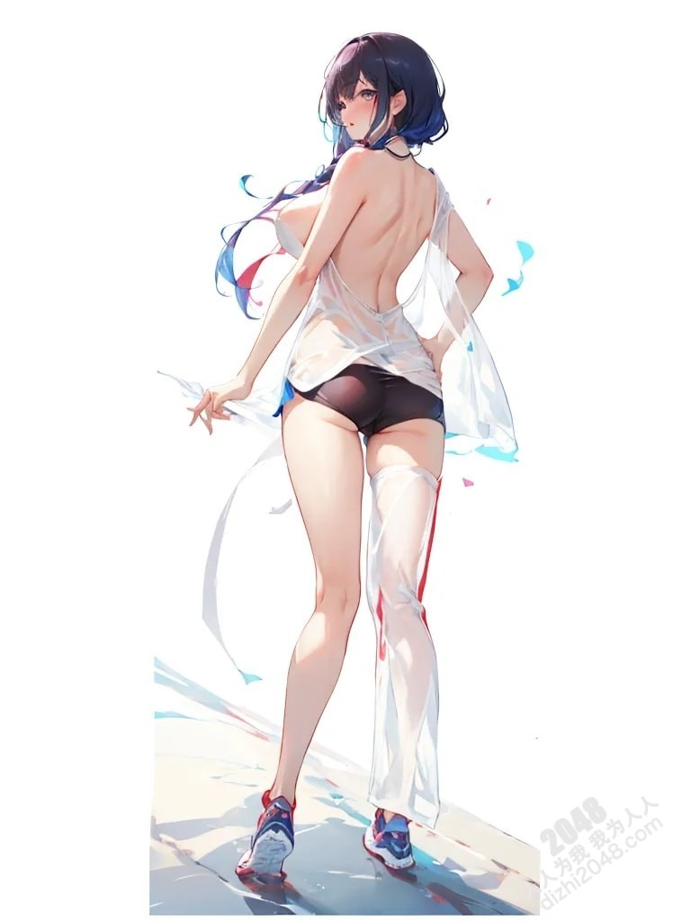 运动少女的诱惑：人像系列写真集-湿透衣衫下的曼妙曲线(8)