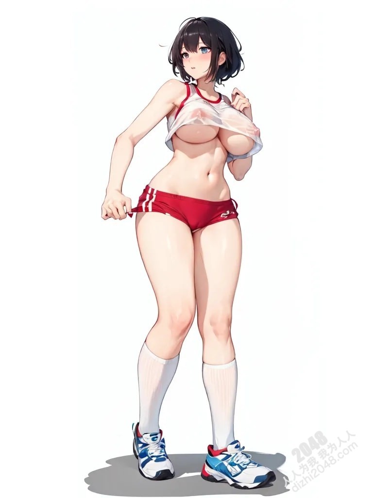 运动少女的诱惑：人像系列写真集-湿透衣衫下的曼妙曲线(15)