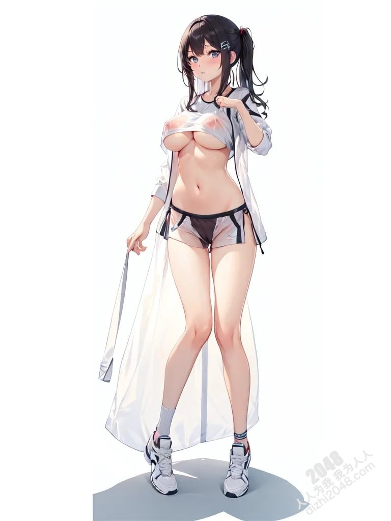 运动少女的诱惑：人像系列写真集-湿透衣衫下的曼妙曲线(17)