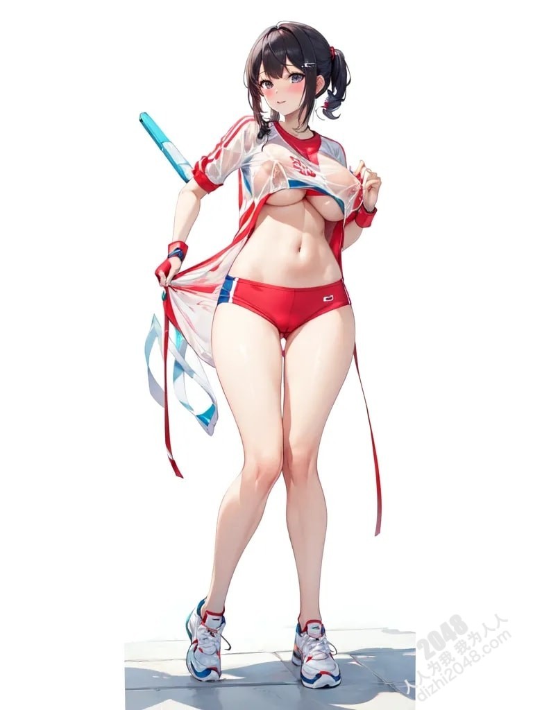 运动少女的诱惑：人像系列写真集-湿透衣衫下的曼妙曲线(18)