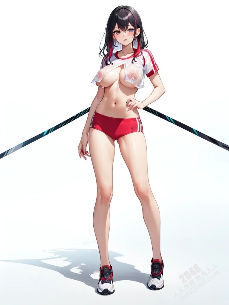 运动少女的诱惑：人像系列写真集-湿透衣衫下的曼妙曲线(21)