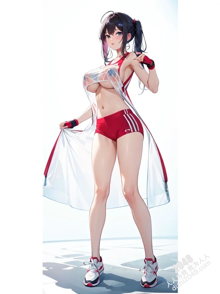 运动少女的诱惑：人像系列写真集-湿透衣衫下的曼妙曲线(19)