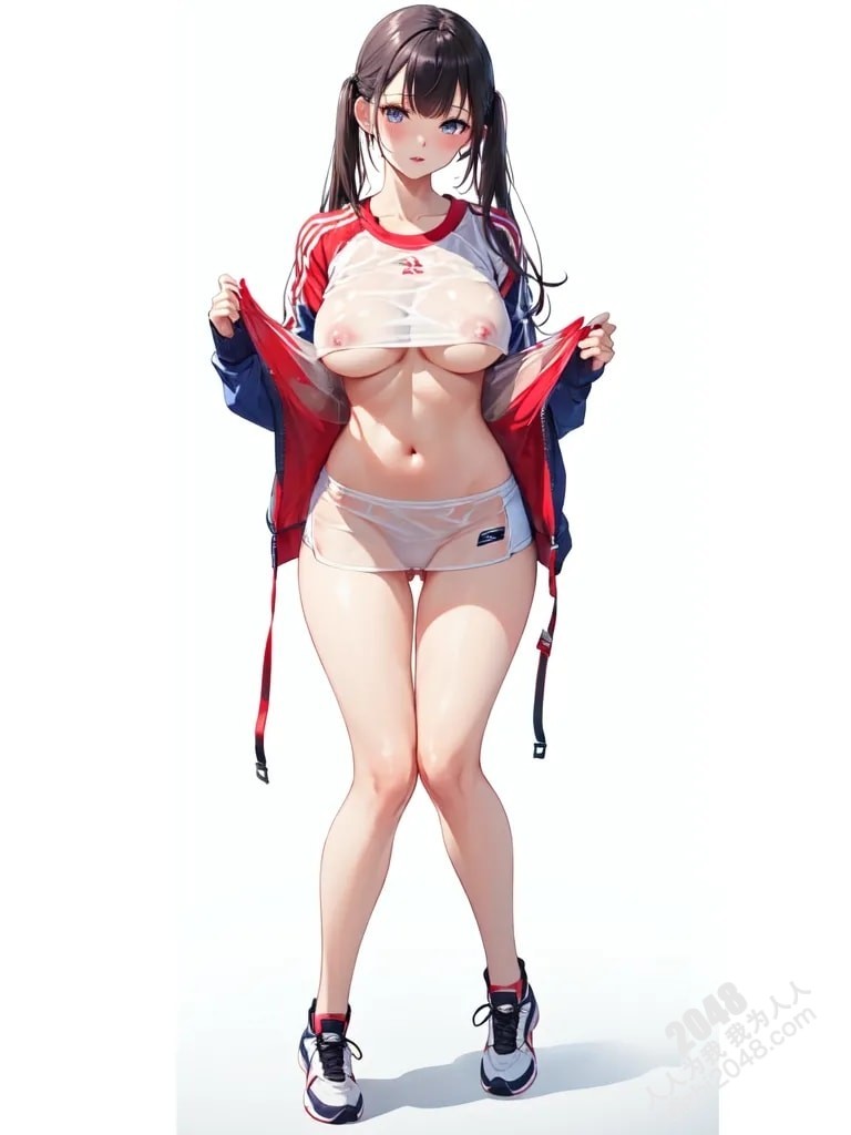 运动少女的诱惑：人像系列写真集-湿透衣衫下的曼妙曲线(22)