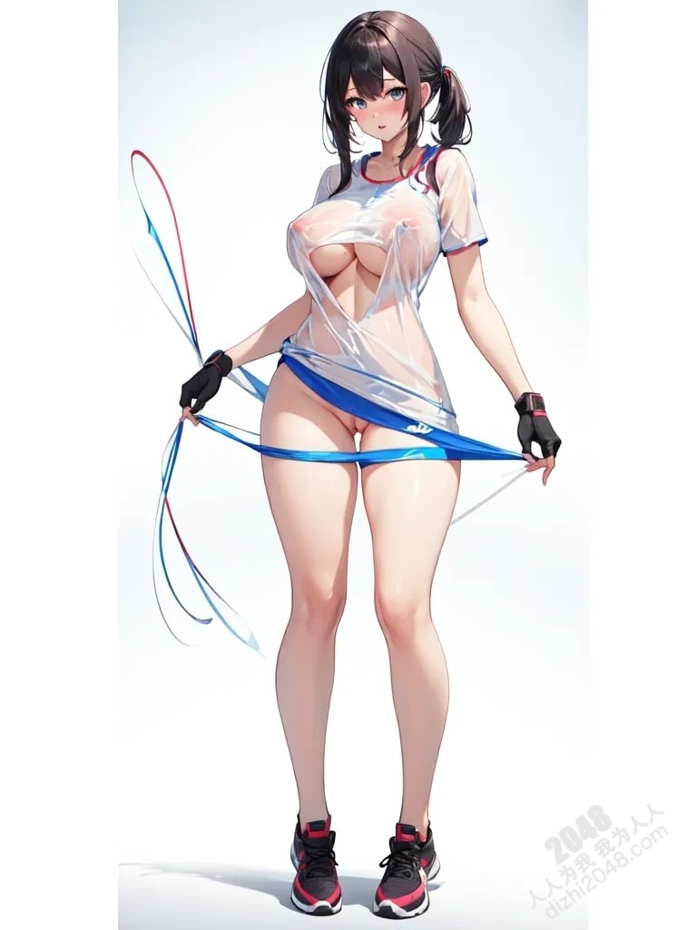 运动少女的诱惑：人像系列写真集-湿透衣衫下的曼妙曲线(24)