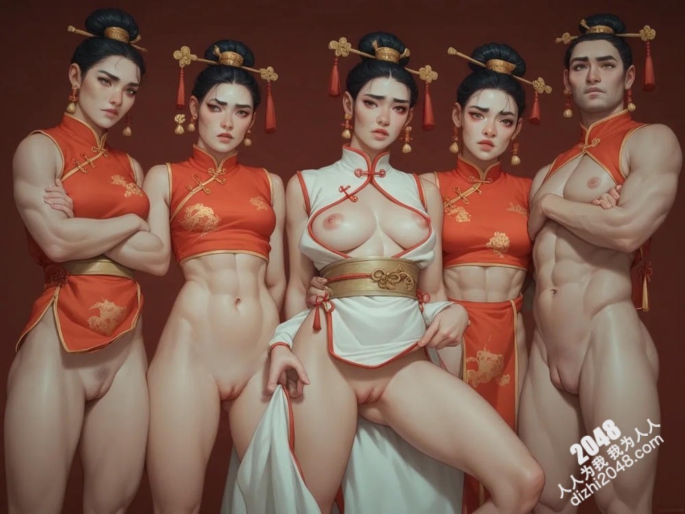 青楼春宵：红衣女子与一群男人的秘密夜(10)