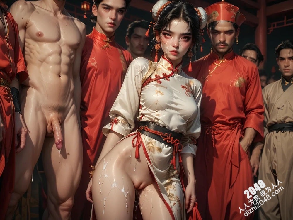 青楼春宵：红衣女子与一群男人的秘密夜(24)