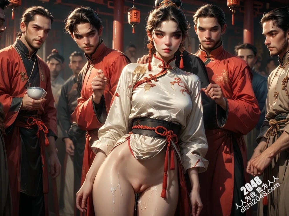 青楼春宵：红衣女子与一群男人的秘密夜(26)