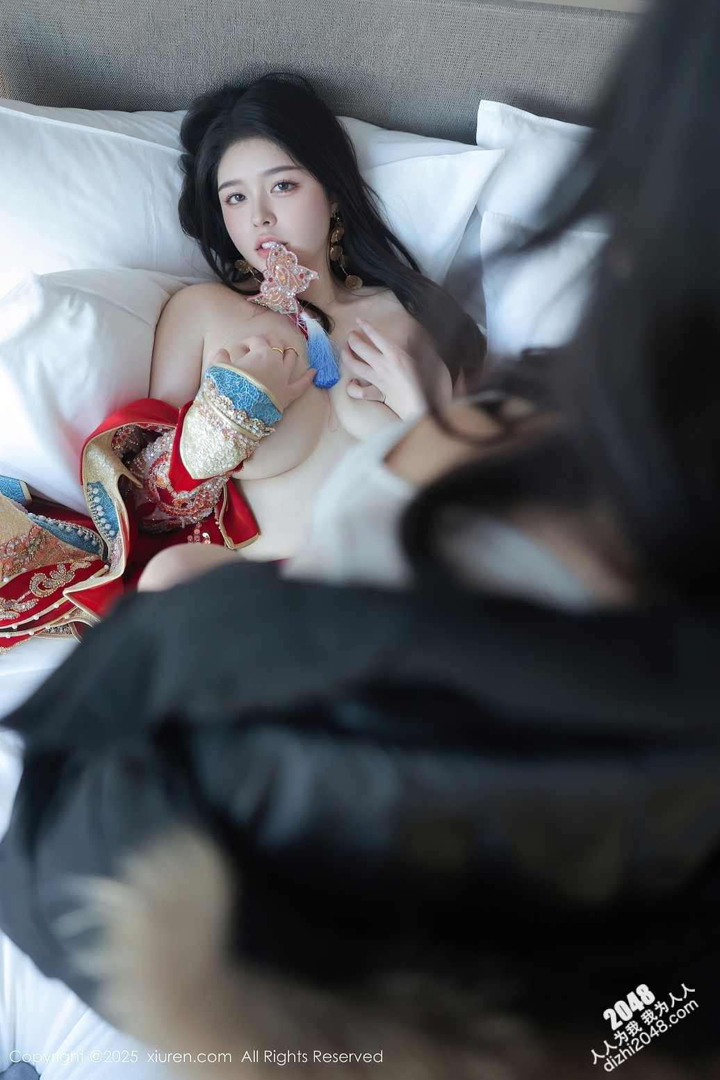 林若凡 性感红色秀禾服搭配性感魅惑黑丝 身材丰腴摄人心魄[74P/739M]