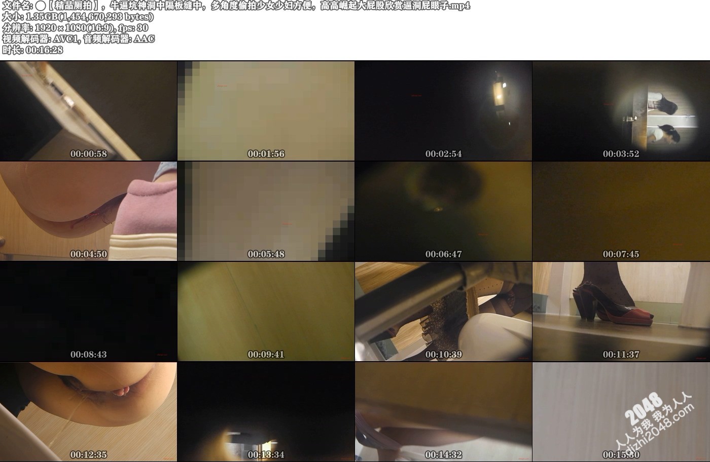 ☀【精品厕拍】牛逼坑神洞中隔板缝中,多角度偷拍少女少妇方便,高高崛起大屁股欣赏逼洞屁眼子