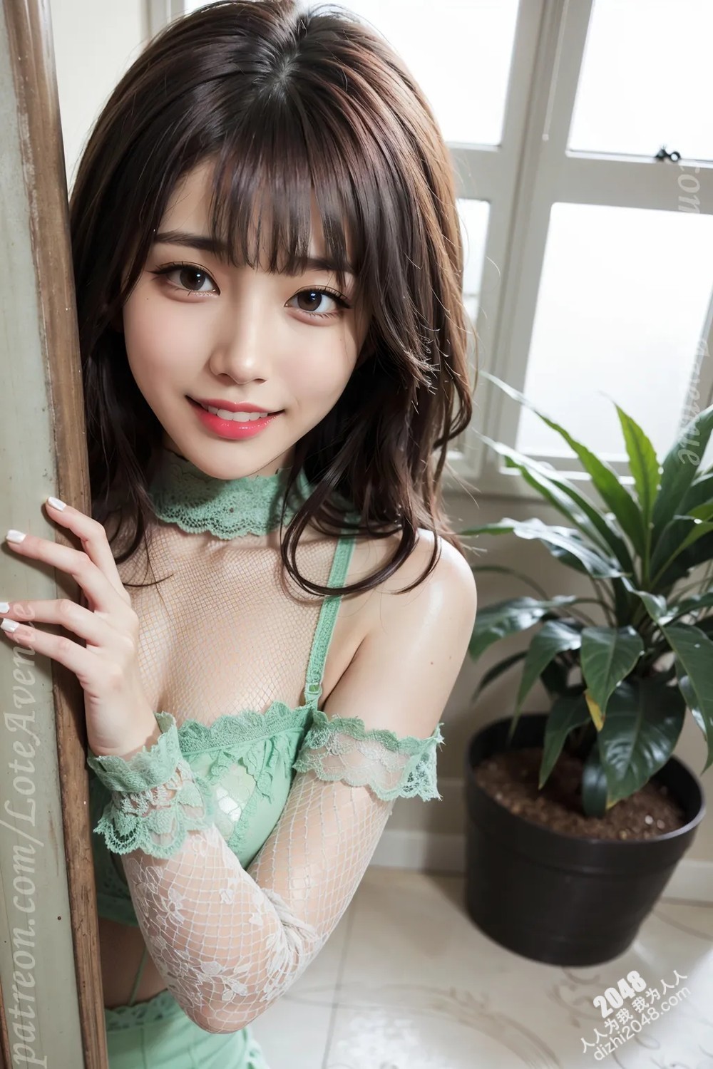 Lote的室内约会：Kosa的慵懒诱惑—轻纱、蕾丝与肌肤的私密接触