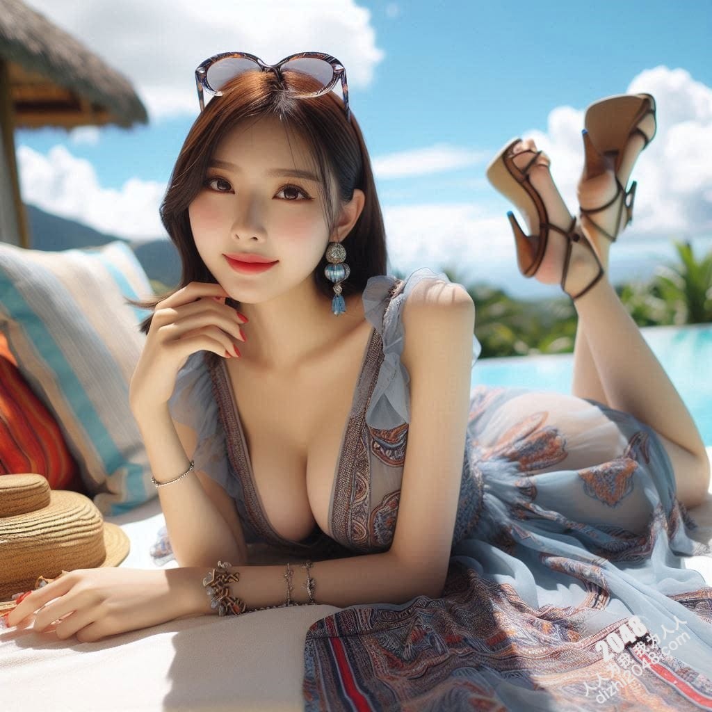 海边度假风情写真：性感比基尼女郎的诱惑