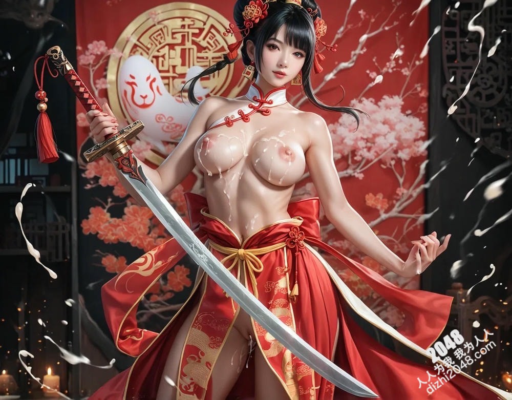 中式古典美人图：绝色佳人，暗香浮动(5)