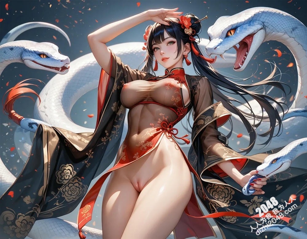 旗袍美人与双蛇：2048年蛇年禁忌之恋