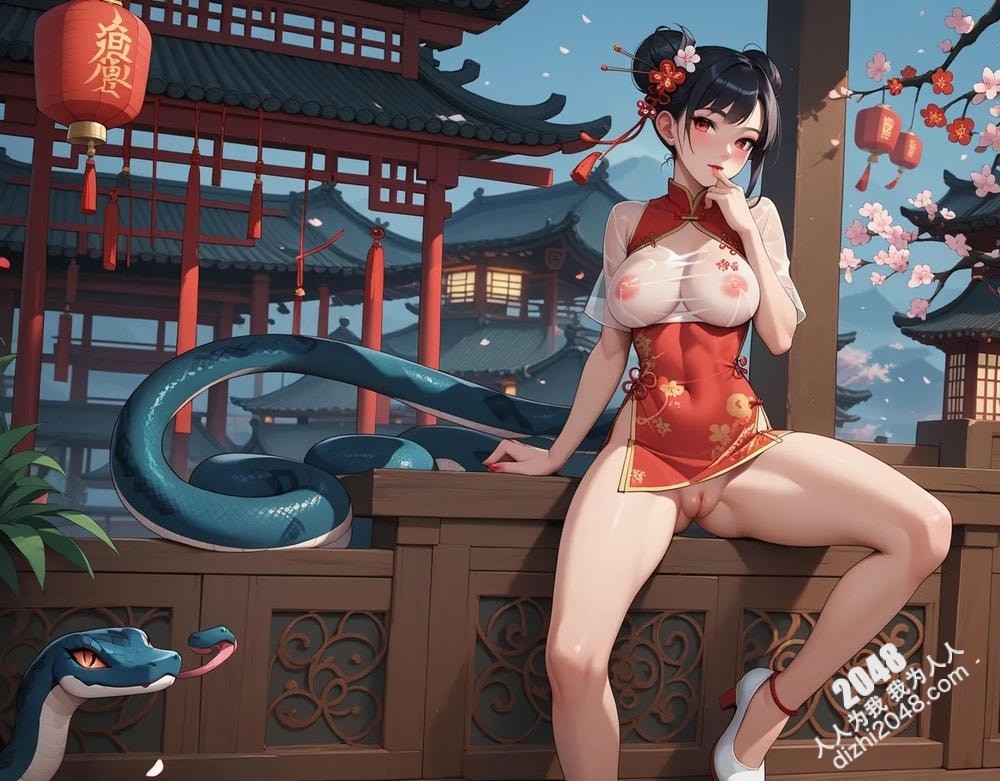 旗袍美女与巨蟒的春宵一刻：蛇年禁忌之恋