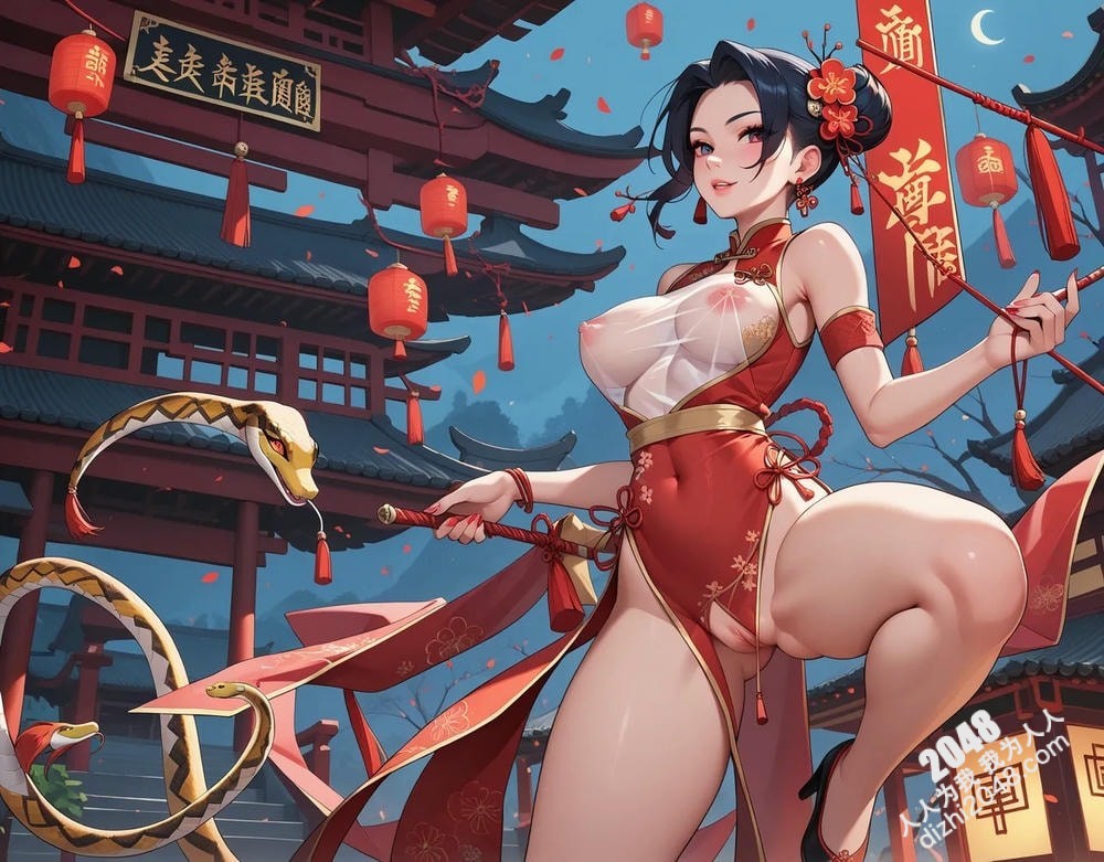 旗袍美女与巨蟒的春宵一刻：蛇年禁忌之恋(4)