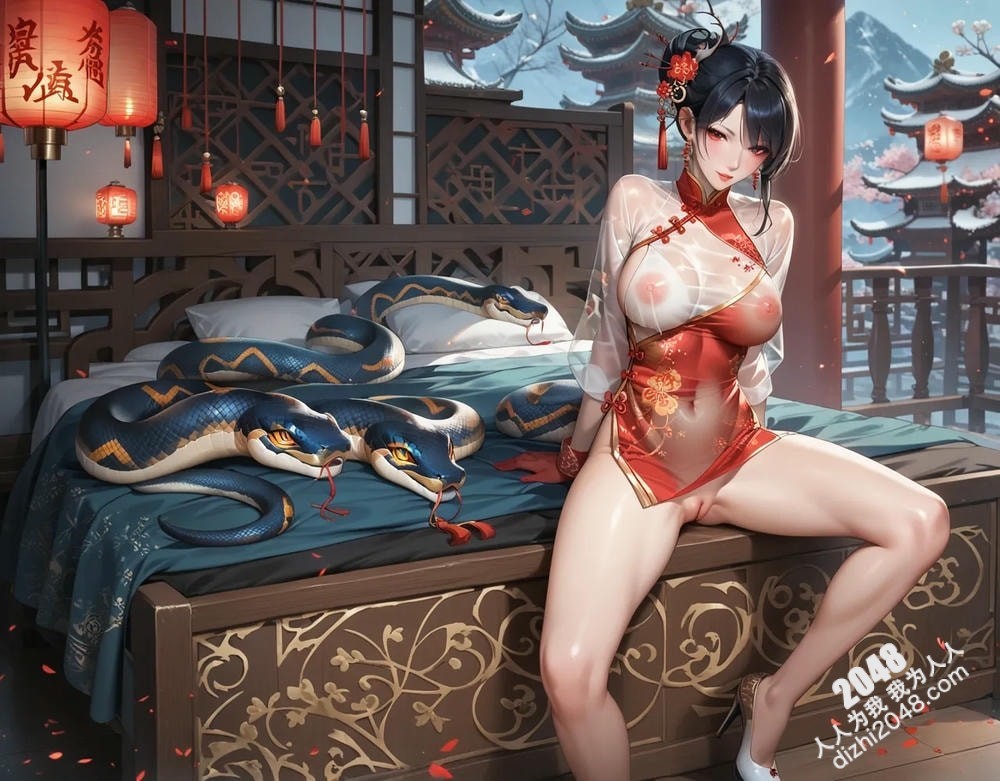旗袍美女与巨蟒的春宵一刻：蛇年禁忌之恋(7)