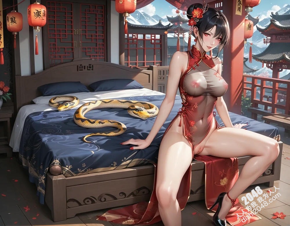 旗袍美女与巨蟒的春宵一刻：蛇年禁忌之恋(9)