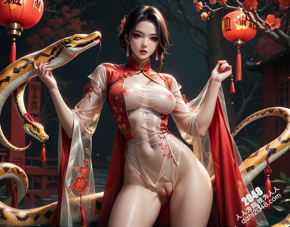 旗袍尤物：蛇年春色撩人(6)