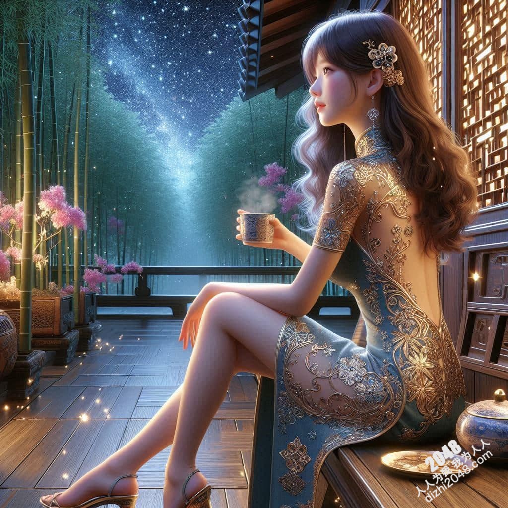 深夜山林咖啡香，少女的秘密温柔乡：性感尤物与咖啡的暧昧邂逅(2)