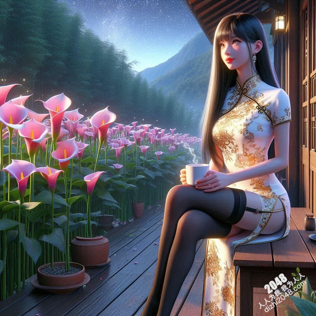 深夜山林咖啡香，少女的秘密温柔乡：性感尤物与咖啡的暧昧邂逅(7)