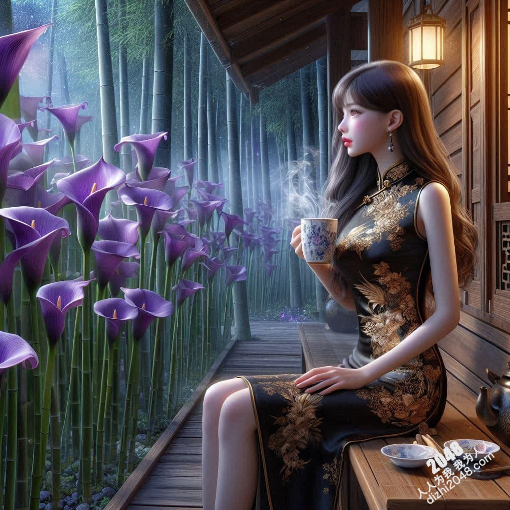 深夜山林咖啡香，少女的秘密温柔乡：性感尤物与咖啡的暧昧邂逅(15)