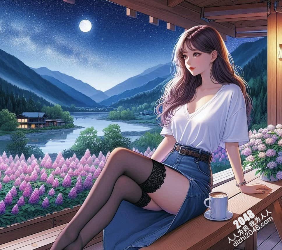 深夜山林咖啡香，少女的秘密温柔乡：性感尤物与咖啡的暧昧邂逅(22)