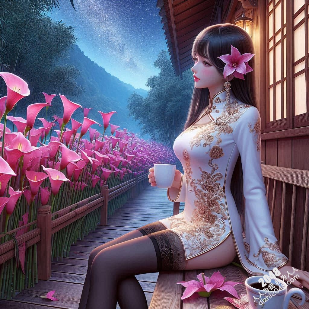 深夜山林咖啡香，少女的秘密温柔乡：性感尤物与咖啡的暧昧邂逅(43)