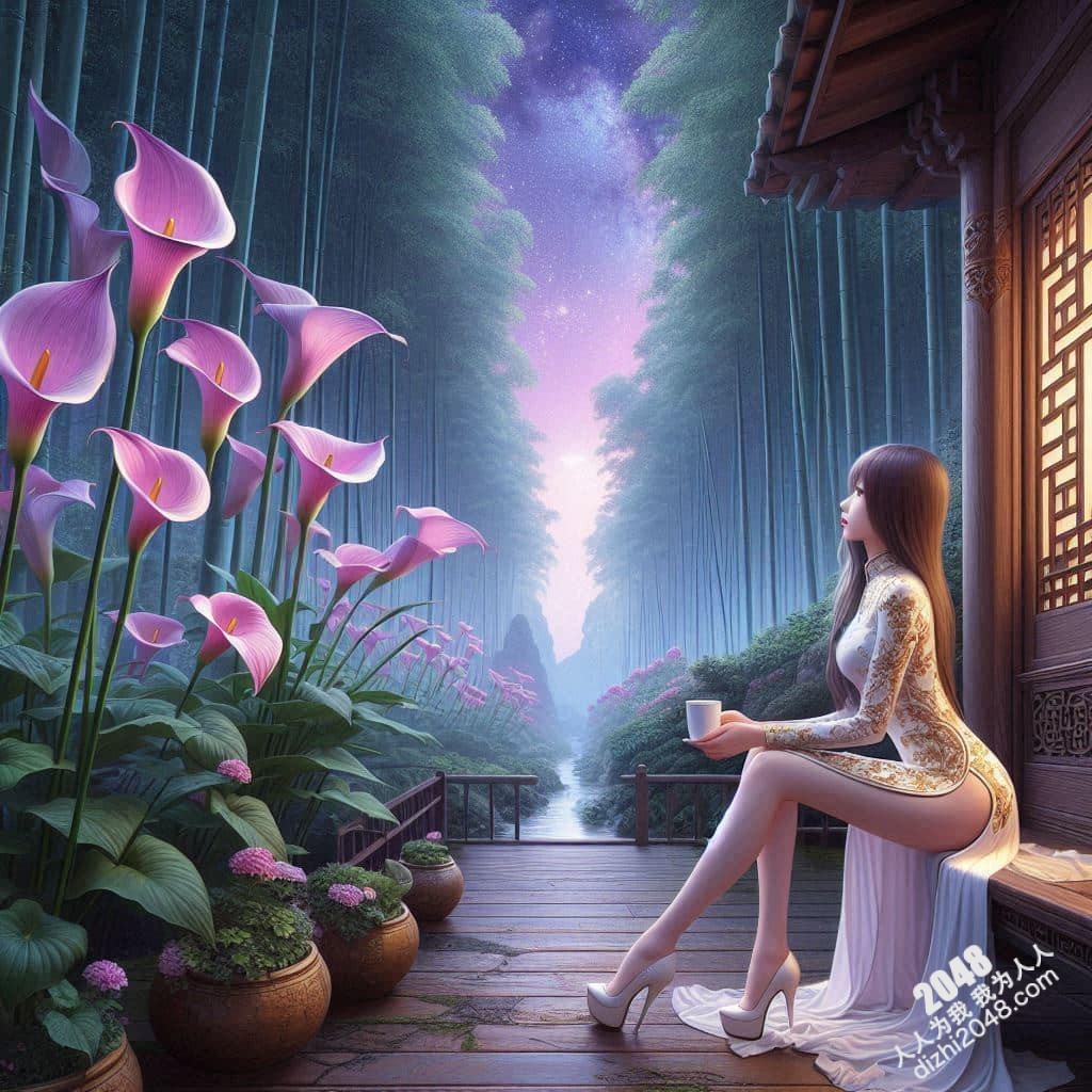 深夜山林咖啡香，少女的秘密温柔乡：性感尤物与咖啡的暧昧邂逅(44)