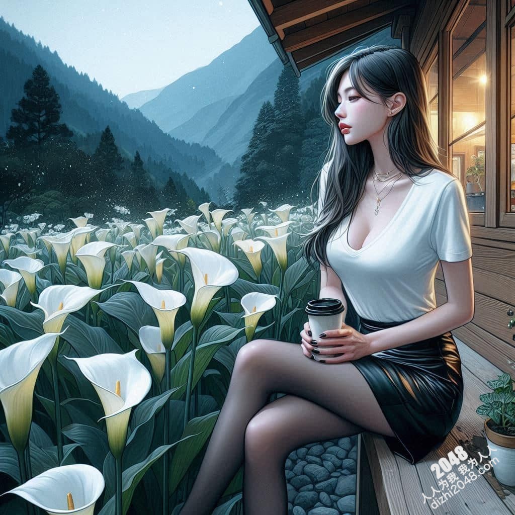 深夜山林咖啡香，少女的秘密温柔乡：性感尤物与咖啡的暧昧邂逅(49)